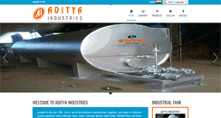 Desktop Screenshot of adityaindustry.com